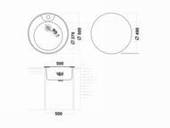 ����� ������� Ukinox Favorit 500�500 ������� ����.�����, FAD500 -GT6K 0C