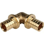 Угол STOUT 16х16мм, 90°, для сшитого полиэтилена, латунь, арт.SFA-0007-000016