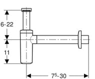 Geberit ����� ��� �����������, ������� 32 ��, ���� ��������� 151.034.21.1