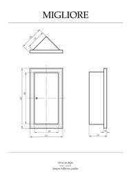 �������-���� Migliore (445x815�240) �������, ���� Avorio Argento ML.COM-70.772.AV.AG