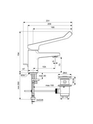 ��������� ��� �������� Ideal Standard CERAPLAN BD218AA �������������, ������ ������, ����