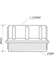  McAlpine 2"   1 1/2"    T12E