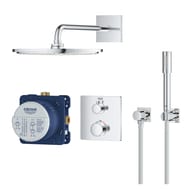 Душевая система Grohe Grohtherm 34730000 термостат, ручной stick и верхний 310 душ, кронштейн, шланг хром