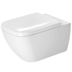 Унитаз подвесной DURAVIT HAPPY D.2 365х540х335 безободковый, крепление 2222090000