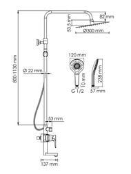 ������� ������� WasserKRAFT A166.116.101.010.CH �� ���������� ��� �����, ����