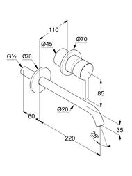 ��������� KLUDI Nova Fonte Pura ��� ��������, ����� 230��, ���� 202450515