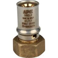Переходник STOUT 1/2"х16 для металлопластиковых труб прессовой с накидной гайкой SFP-0016-001216