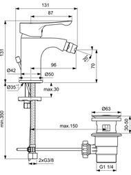    Ideal Standard DOT 2.0 BC324AA   , : 