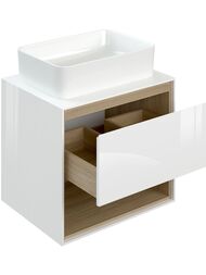 ����� ��� �������� Cersanit LOUNA 60 �� ����������� 600�550�490 ���������, ����� SP-SZ-LOU60-BL/Wh