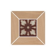 Вставка KERAMA MARAZZI Слим Вуд (96х96) темно-бежевая ID78 (шт.)