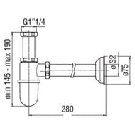 ����� NOBILI ��� �����������, ��� �������, G1 1/4" � 32, ���� AV00103/2CR