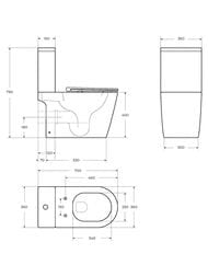 ������-�������� BelBagno TRE-TOR 360�790�700 TORNADO, � �������� soft close, ����� BB673CP-MN-TOR/SC