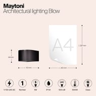 ������������� ��������� Maytoni Blow (����) O435WL-L5GF3K, 3000K 5�� IP 54, ������
