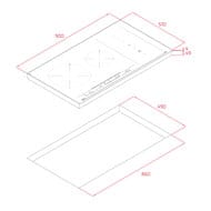 ������������ �������� ������ TEKA Maestro IZS 96700 MST BLACK (900�510) ������