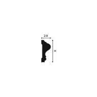 Молдинг Orac Decor P8020 (60х26х2000) белый (шт.)