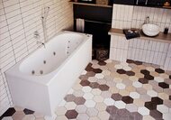 Ванна ОБЕРОН Акватек 170х70 фронтальная панель, каркас, слив