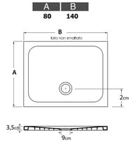 ������� ������ Azzurra Rapid (1400�800�40) �������������, ��������, ����� RAPD14008040CT