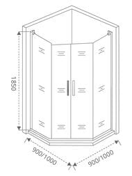 ������ ������� GOOD DOOR BAS PANDORA PNT-TD-100-C-CH (100�100) 5��-��,�\�������,������ ����������