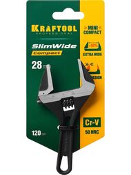 Ключ разводной KRAFTOOL SlimWide Compact 120/28 мм 27266-15 — изображение 4