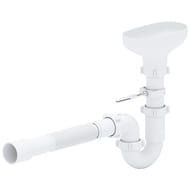 Сифон ANI 1 1/2"х40мм прямоточн. с разрывом струи с гибкой трубой 40*40/50 DR0115