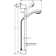 ������� ����� Hansgrohe Crometta 85 Vario/Unica`Crometta (���. ���,�����,��������,������ 65��) 27764
