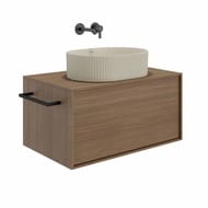 Раковина KERAMA MARAZZI AMAREMARE Artbasin Vento накладная, 500х366х180, песочная мат. VE.wb.50\SAN