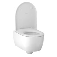 Инсталляция Geberit Duofix белая клавиша+Унитаз iCon без ободка+Сиденье Slim микролифт 500.300.01.I