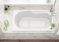 Ванна акриловая VAGNERPLAST NIKE 120 (1200х700х350) прямоугольная, белая VPBA127NIK2E-04