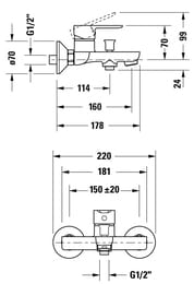   / Duravit A.1 , ,  ,  A15230001010