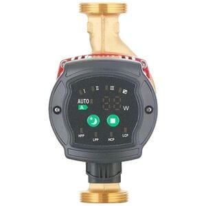 Насос циркуляционный UNIPUMP LPA 25-60 B 45 Вт, напор 6м, латунь, с гайками