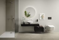 Раковина VITRA Water Jewels 400х400 антибактериальное покрытие, белый  4334B003-1361