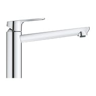 Смеситель для кухни Grohe BauLoop 132 мм, поворот излива 140°, однозахватный, хром 31706000