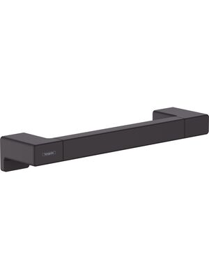 Поручень Hansgrohe AddStoris 41744670 настенный, 348 мм, цвет: черный матовый