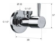�������� ������� 1/2*1/2 Remer 128L1212NO, ������ �������