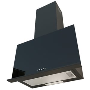Вытяжка Korting KHC 65330 GN (600х390) 550 м3/ч, 137 Вт, с полкой, черная
