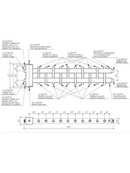 Балансировочный коллектор Gidruss BM-150-11DU до 150 кВт, 1 1/2", 5+5, бок.контур, черный муар — изображение 3