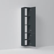 Шкаф-колонна AM.PM Gem подвесной, правый (300x320x1630) цвет: графит матовый M90CHR0306GM