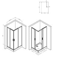 ������� ���������� AM.PM Gem S 100x80 ��., ������ ����������, ������� ���. ���. W93G-404-100280-BT