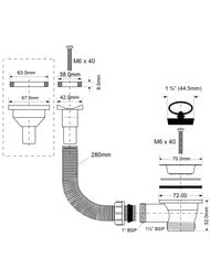 - McAlpine "",  D-70 (.),  280,  1 1/2" ORV2-70