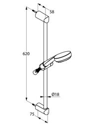   KLUDI LOGO 1S  1 , ,  600,  6816005-00