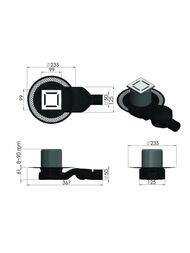 ���� ������� BERGES PLATZ Norma 100�100, ���� ������, ������� ������ S-����� D50 H60, 091158