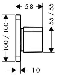 /  Axor Urquiola Trio/Quattro 11925  