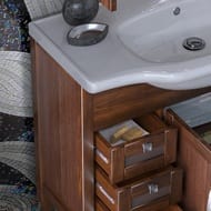Тумба с раковиной Opadiris Мираж 120 (1210х495х880) напольная,светлый орех 00-00000058+4640021060957