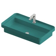 Раковина ArtCeram Fuori Scala 800х450 врезная/накладная, зеленый лес TFL035 43; 00