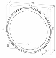 ������� ��������� Planet 700�700 ��������� LED ��������� 6000�, ������������� ������, ���� �����