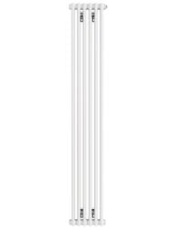 Радиатор Zehnder Charleston 2180 двухтрубчатый 6 секций, нижнее подключение 1/2", 1156Вт, белый