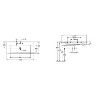 �������� Villeroy & Boch VENTICELLO 4104 CJ 01 (1200�500) ��� ���������, �������, ����.�����