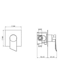 ��������� GATTONI Soffio 8131/81CO.CH ��� ����, ������������, ����