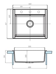 ����� ��������������� Aquaton ����� (594�510�218) ���������, ���� 1A715232LD280