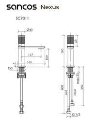 ��������� SANCOS Nexus SC9011CH ��� ��������, �������������, ����� 117��, ����